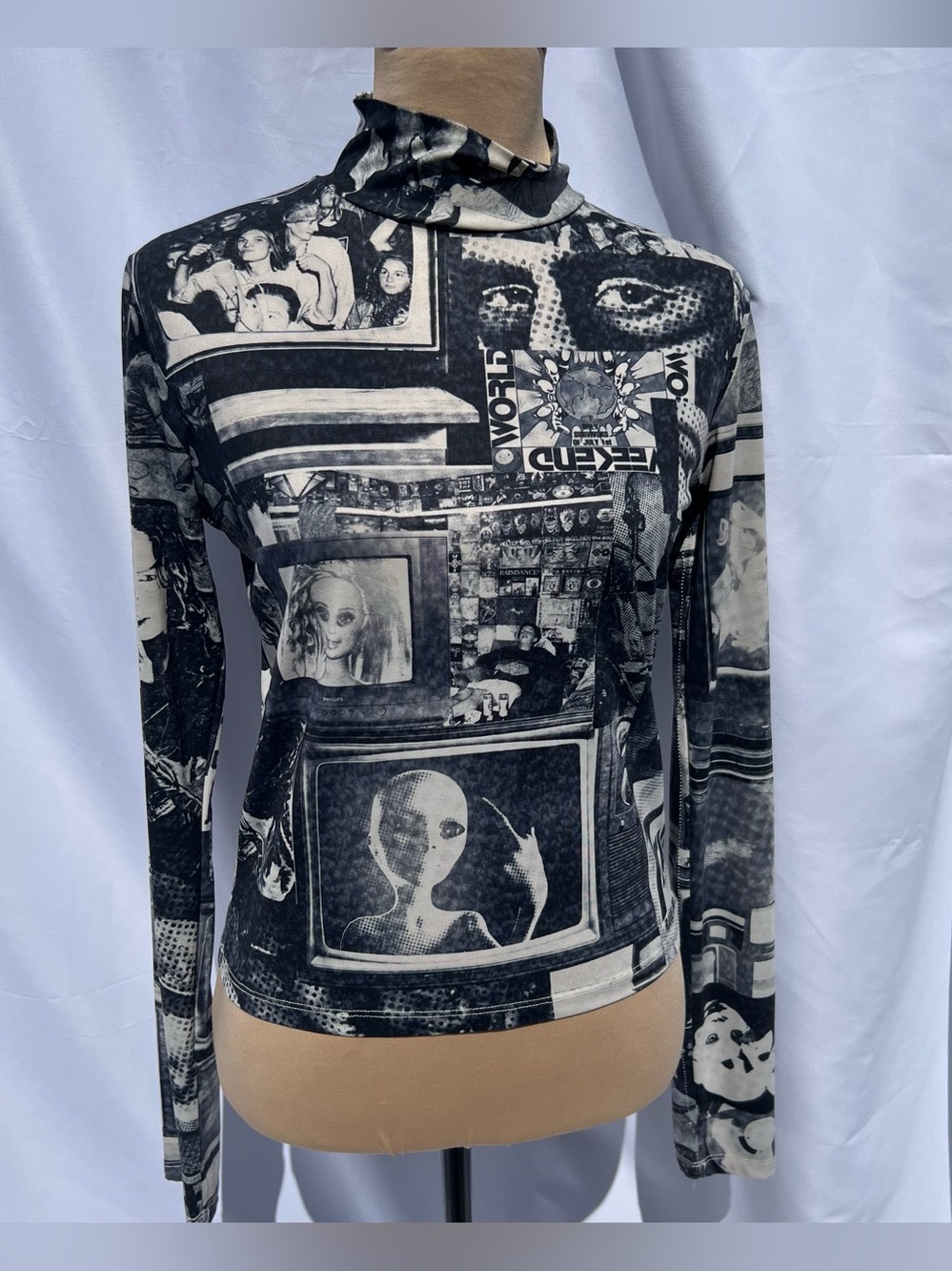 Current Mood Punk TV Graphic Long Sleeve Top